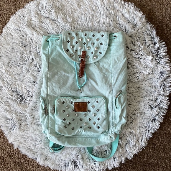 PINK Victoria's Secret Handbags - mint green PINK by victoria secret backpack